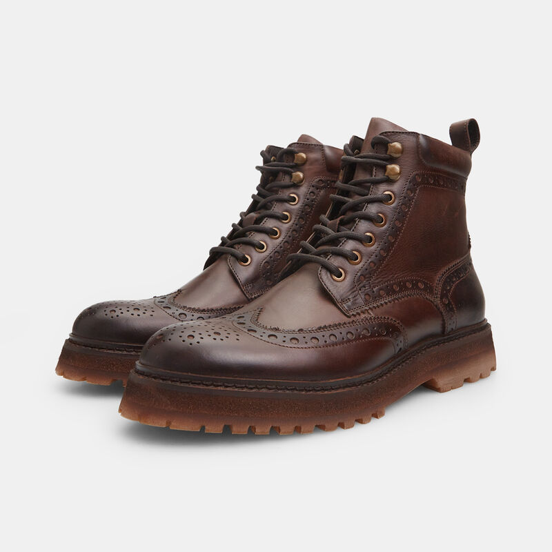 Stivaletto da uomo in pelle
