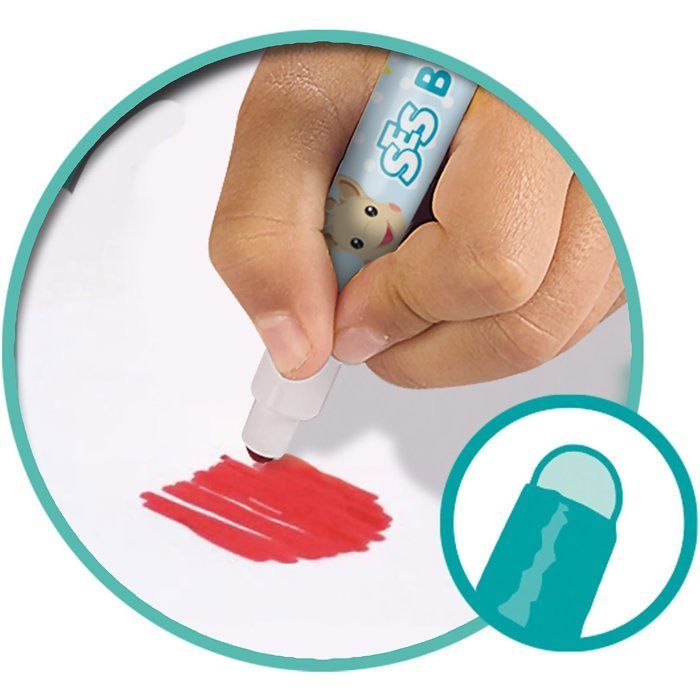 SES Creative - Mi primer bebé - Sophie la Jirafa - Rotuladores para bebés - Pintura para bebés - Primer crayón - Pintura al agua para bebés