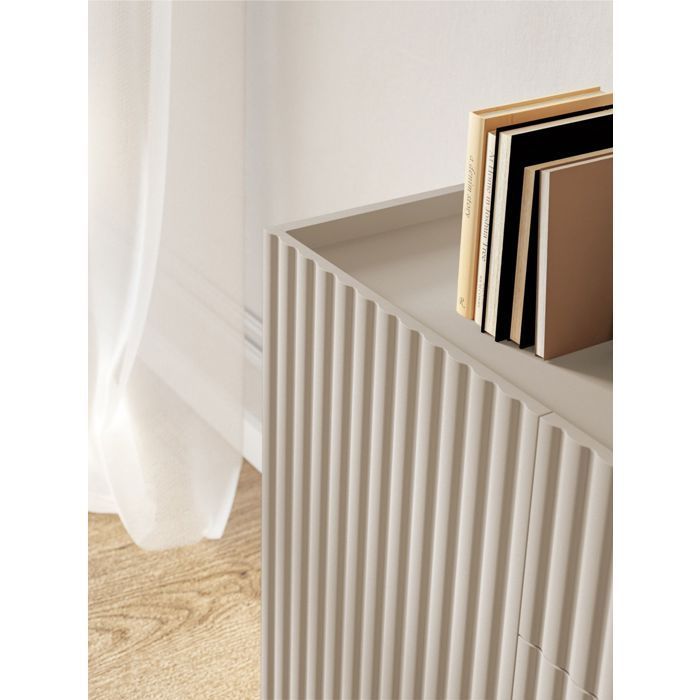 Buffet 3 portes - FIORRA - 144 cm - grège