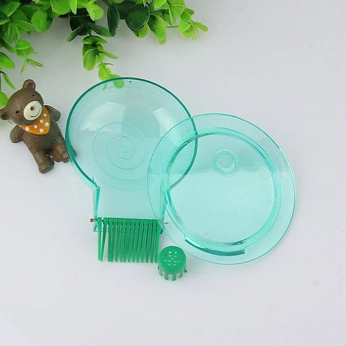 Lot de 2 pièges à escargots en plastique transparent pour aquarium, 17 x 12,3 x 3 cm.