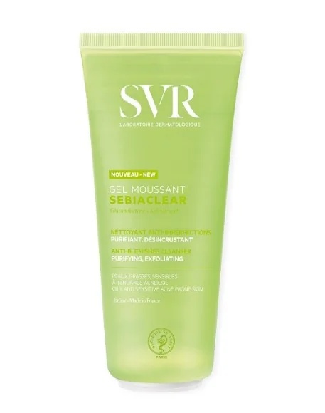 SVR Sebiaclear Gel Moussant Reno 200 ml Reinigingsgel tegen huidonzuiverheden