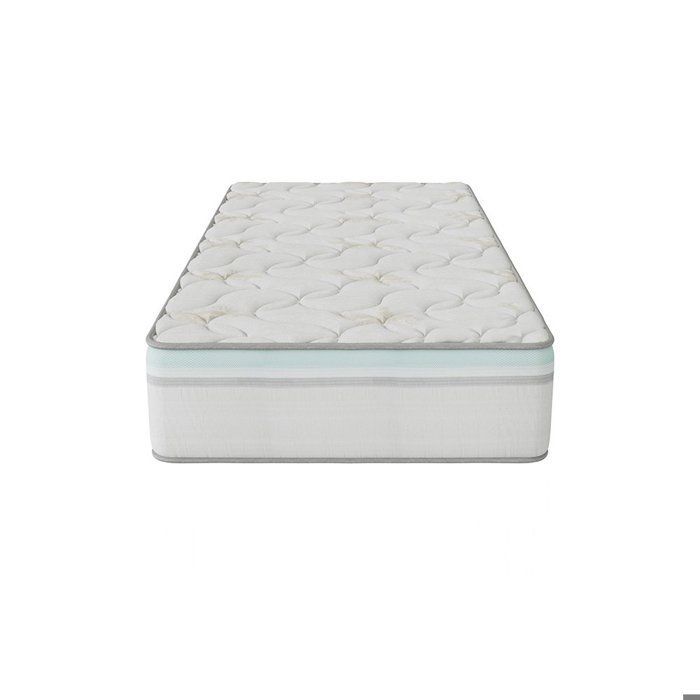 Colchón de Aloe Vera 120x190 cm | Altura 27 cm | Espuma viscoelástica | Hipoalergénico | Calidad Premium | Soporte para la espalda | Firmeza