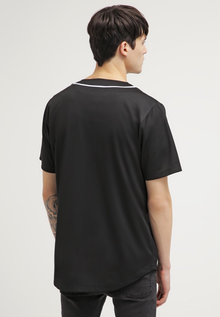 Maglietta Urban Classics BASEBALL - nero/bianco