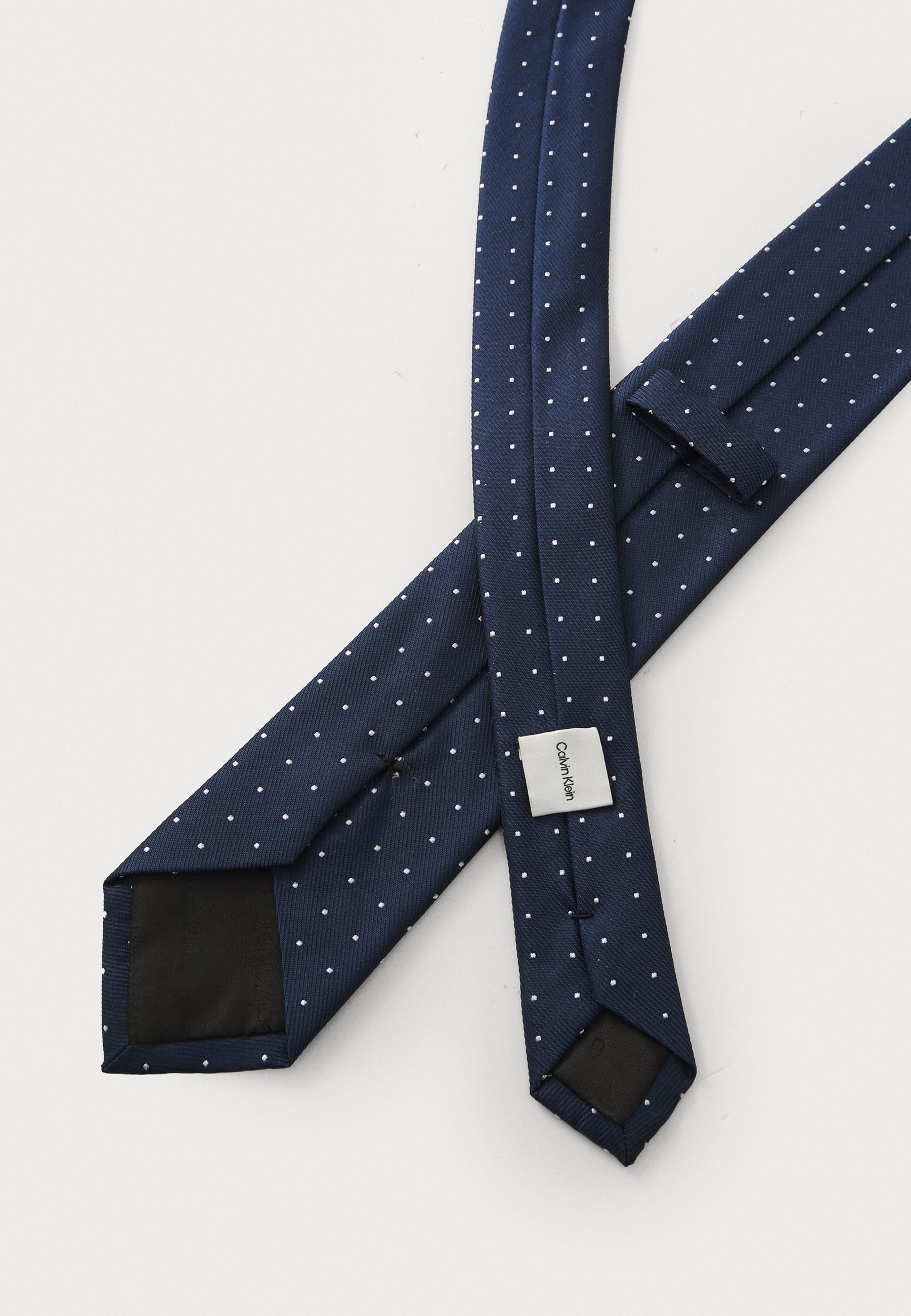 Calvin Klein SKOKIE PIN DOT - Kravata - navy blue