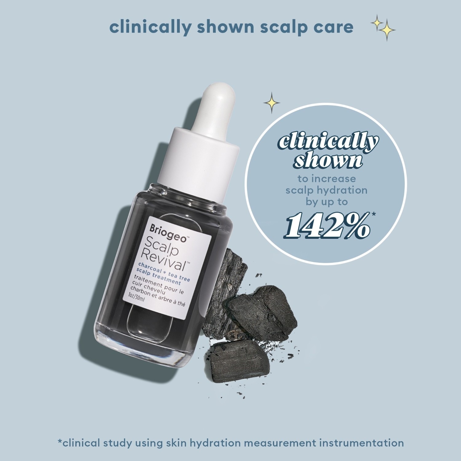 Briogeo Scalp Revival™ tretman za vlasište s aktivnim ugljem i uljem čajevca – 30 ml