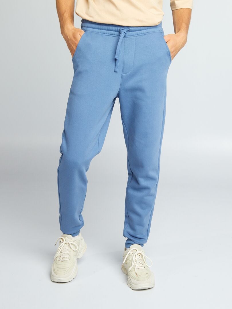 Joggingbroek van sweatstof - - BLAUW