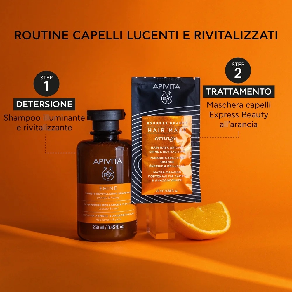 APIVITA Apivita Express Mask Shine & Revitalisering Oranje 20 ml verhelderend masker