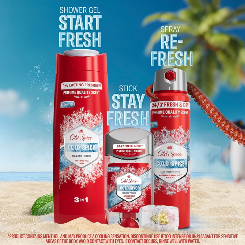„Old Spice Cold Spice“ antiperspirantas
