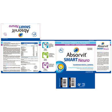 Absorvit Smart Neuro Mental Performance Suorituskykylisä 30 ampullia 30 ampullia