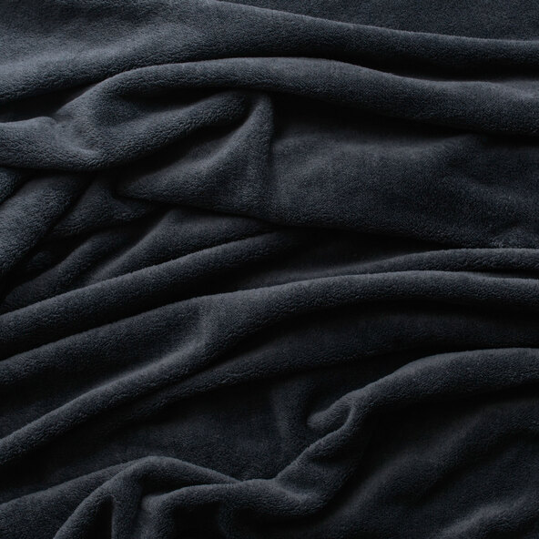 Κουβέρτα από φλις, 150 x 200 εκ., ανθρακί