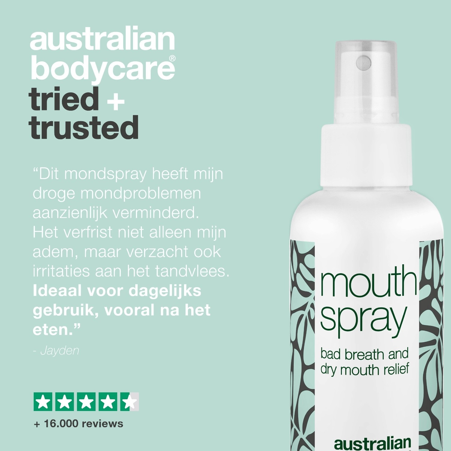 Ustni sprej Australian Bodycare Freshmint - 100 ml