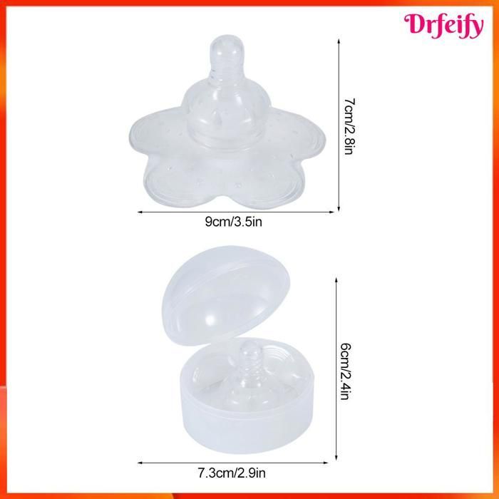 Akozon Cache-mamelon d'allaitement Cache-téton en Silicone, protège-mamelon, housse de protection pour la luminaire linge