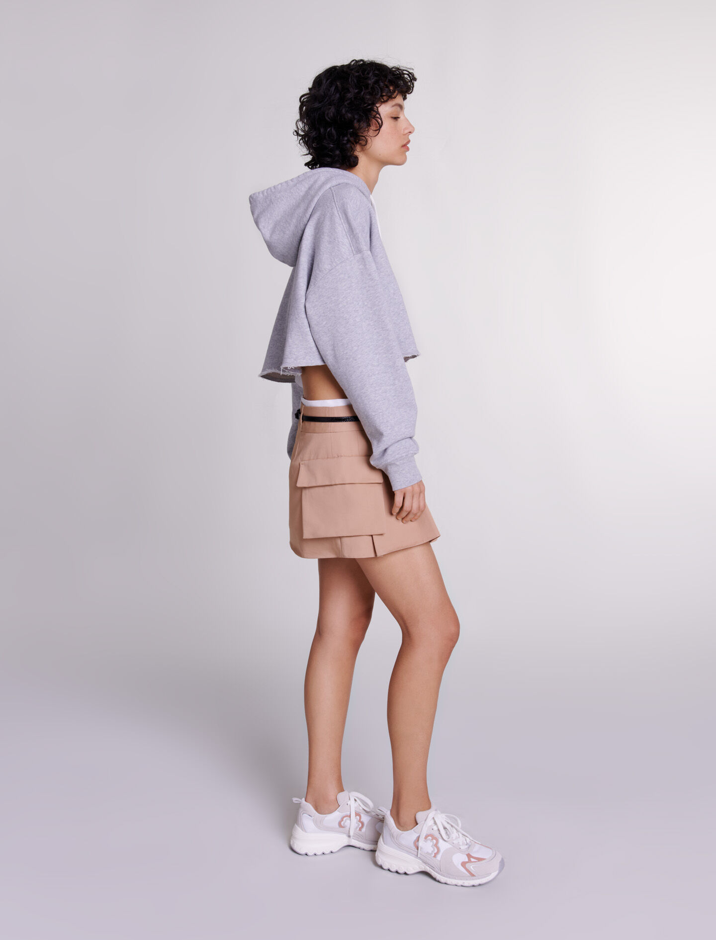 Saint Honoré cropped sweatshirt - Grijs