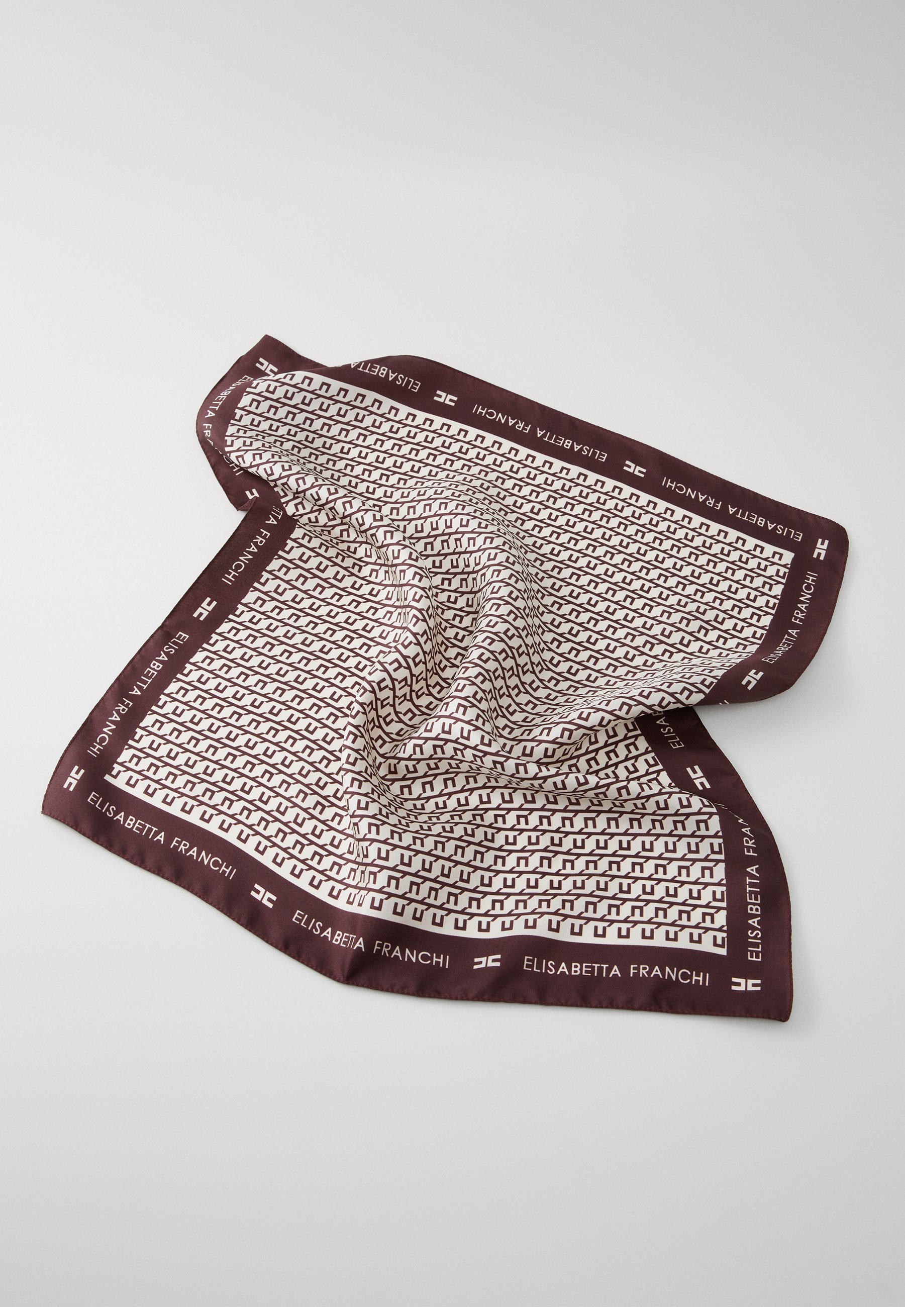 Elisabetta Franchi FOULARD FEMME - Foulard - merlot/lait