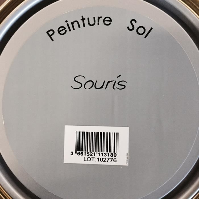 Farbe – MAUSGRAU – Glycerophthalsäure – 0,5 l – Innen/Außen – Fußböden