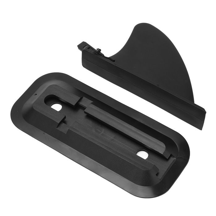 Quilha de substituição para prancha de surf inflável com sistema de liberação rápida e quilha central deslizante.