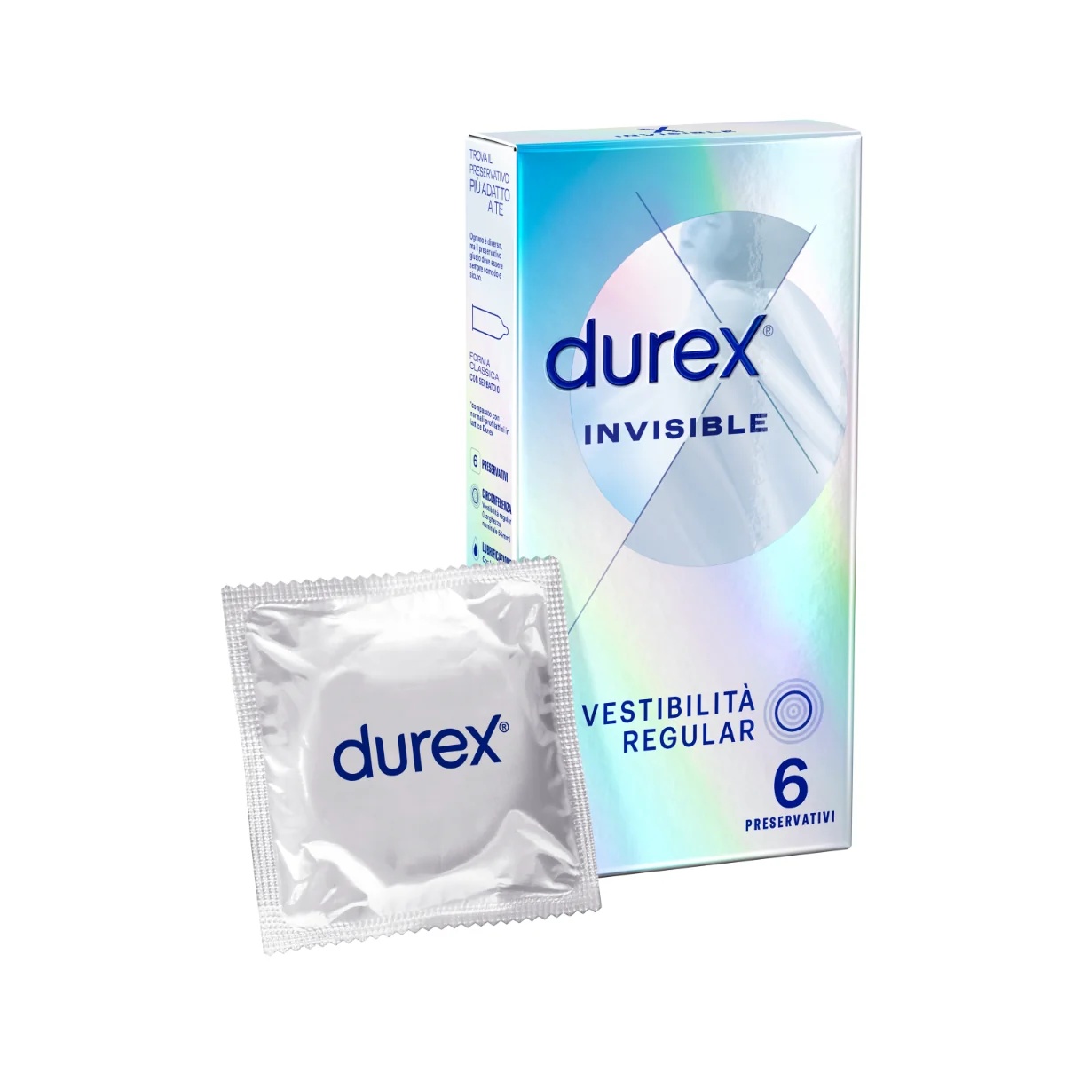 Durex Invisible Ultra Thin Kondome, 6 Stück für maximale Empfindsamkeit