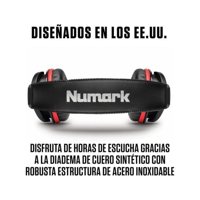 Fones de ouvido Numark HF175 para DJ