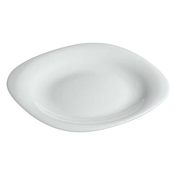 Kadax Talerz Deserowy 21cm Talerzyk Biały Ciasta