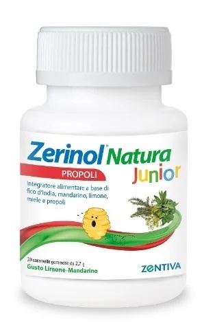 ZERINOL Zerinol Natura Propoli Junior 30 gommes Pour la fluidité des sécrétions bronchiques