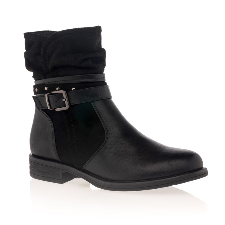 Schwarze Damenstiefel / Stiefeletten