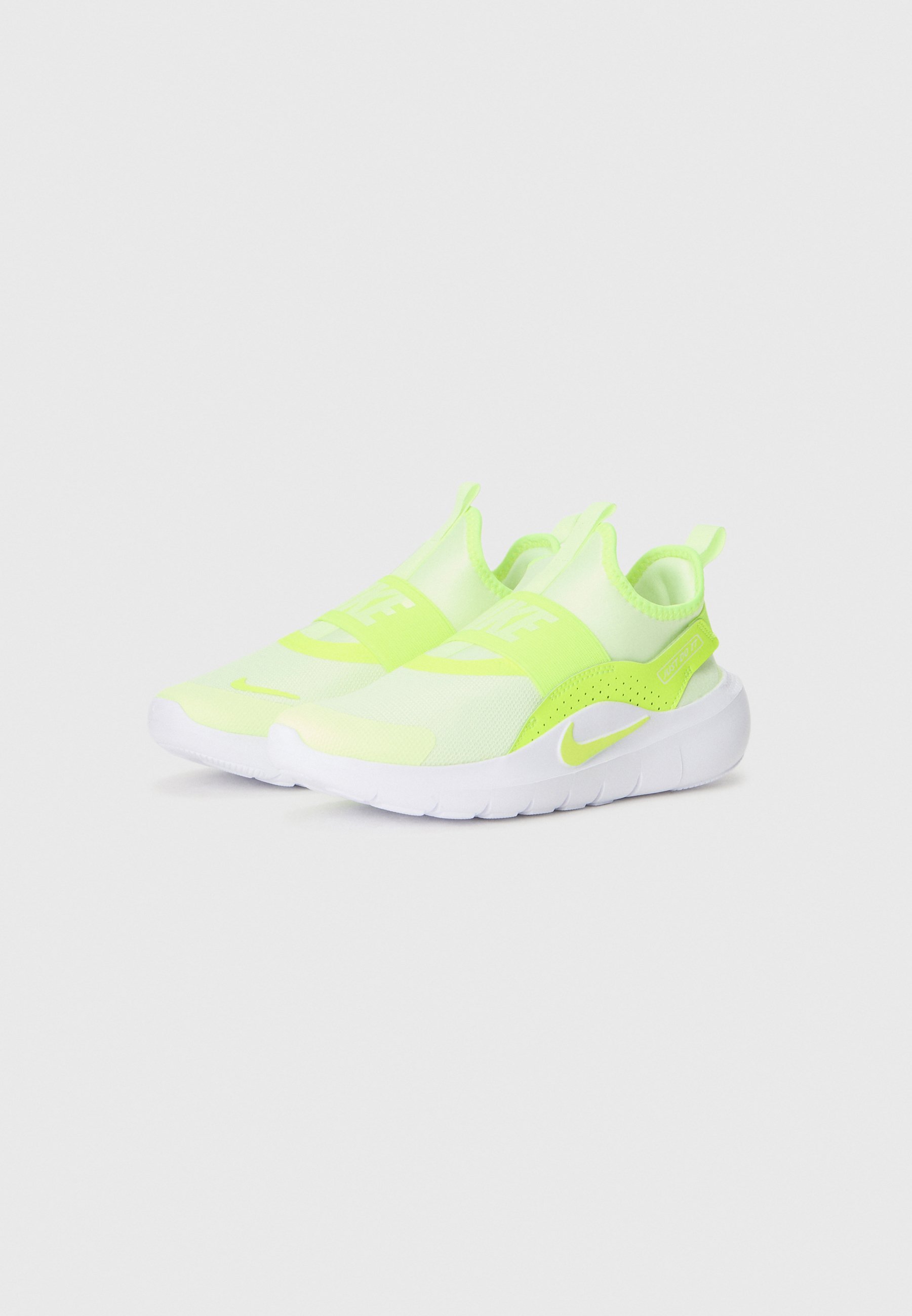 Nike Performance FLEX RUNNER 4 UNISEX - Hardloopschoenen voor op de weg - barely volt/volt wit