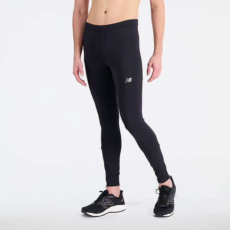 Homme Reflekterende Accelerate Tights - CZARNY METALIK