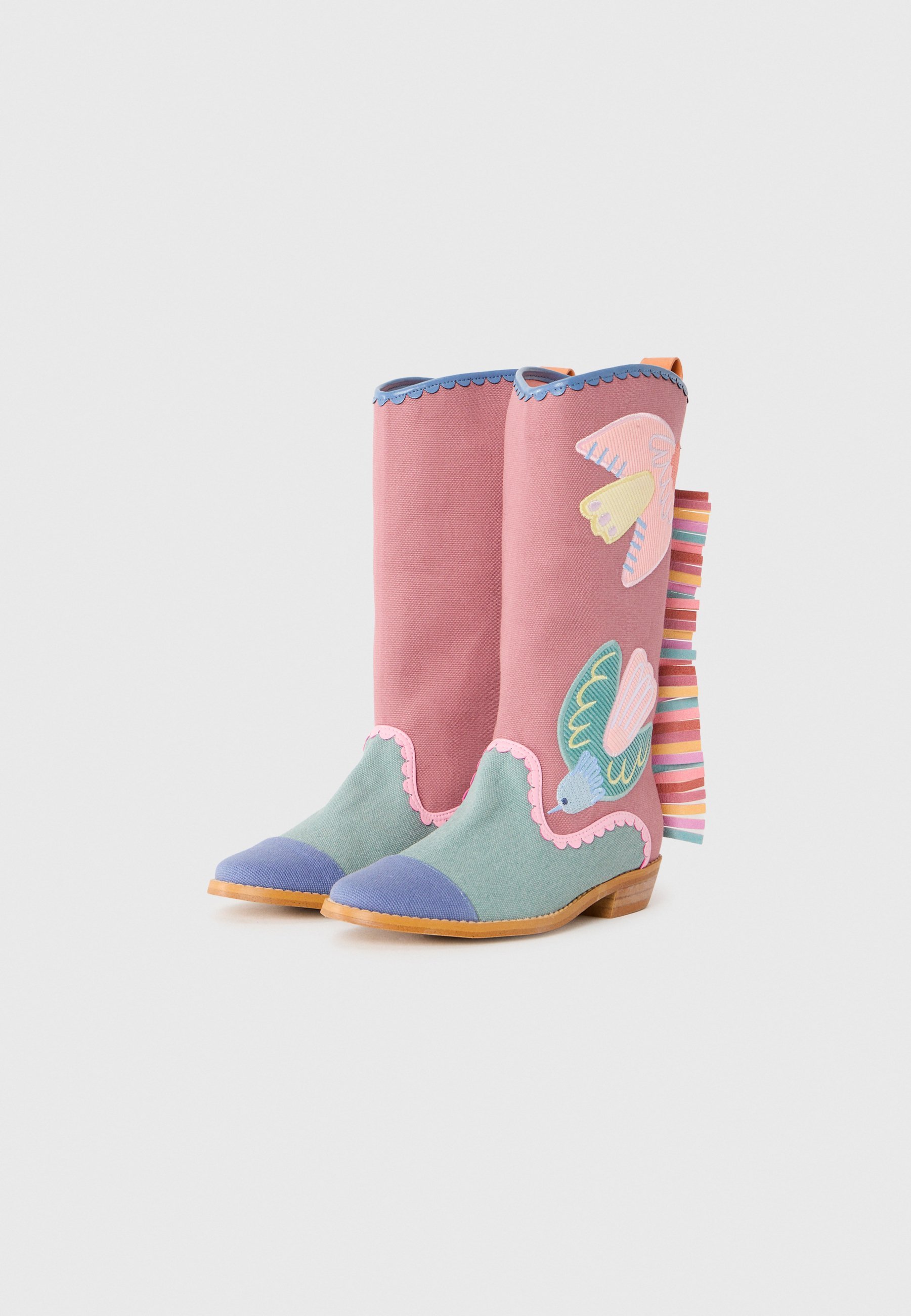 Bottes de cowboy/motard Stella McCartney pour enfants - multicolores