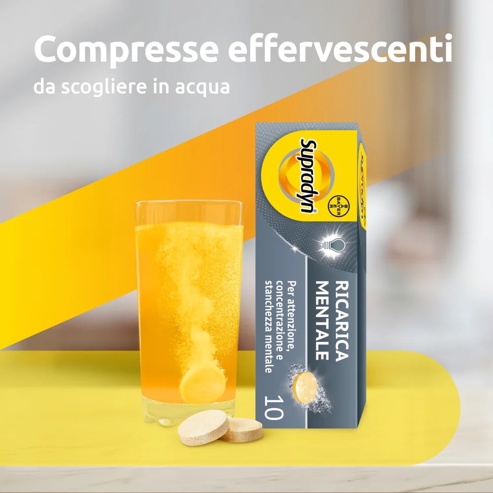 SUPRADYN Supradyn Recarga Mental 10 comprimidos Memoria y concentración