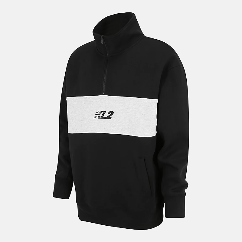 Heren Kawhi's Klawset 1/4 Zip Rugby - Zwart