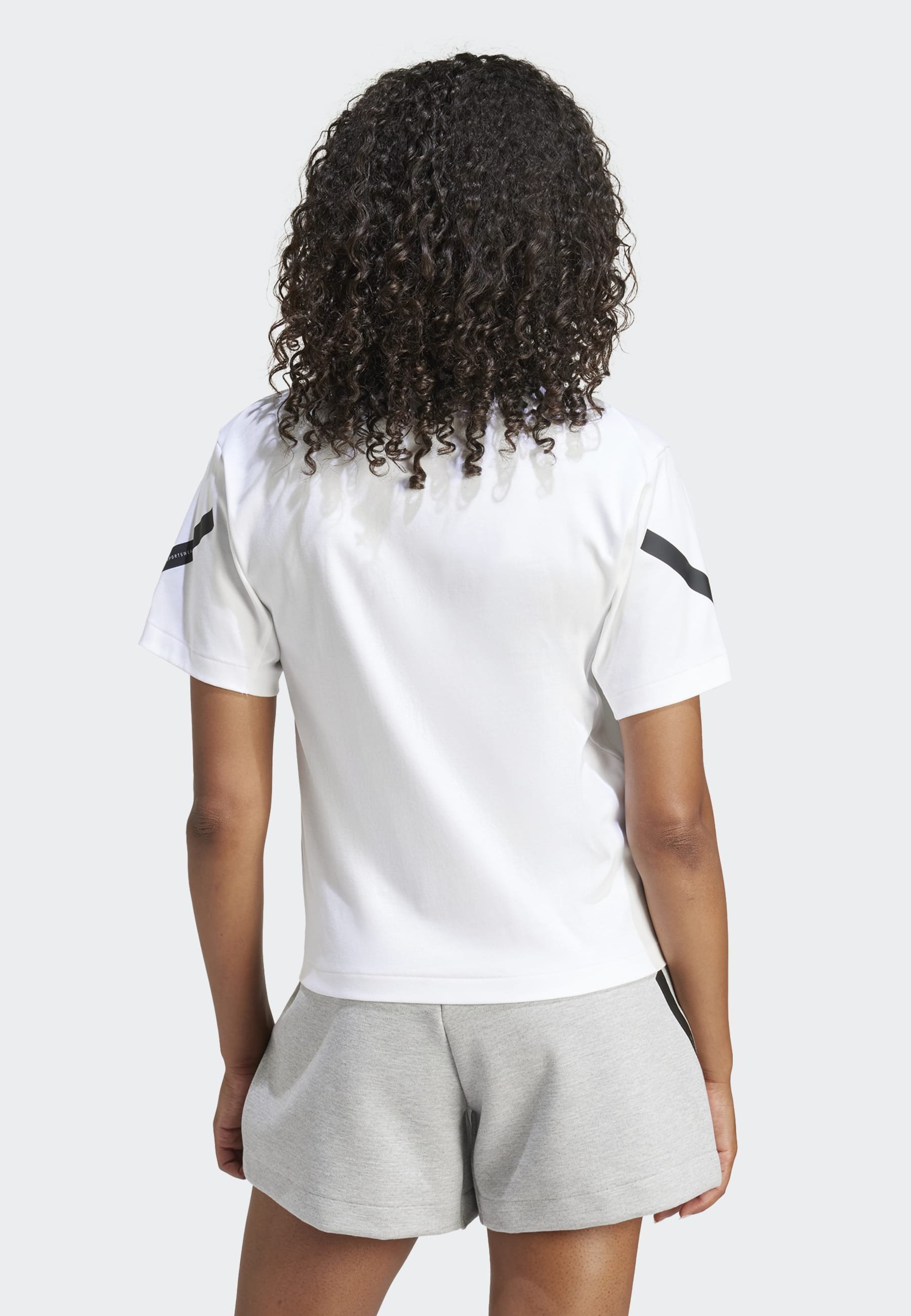 adidas Sportswear ZNE TEE - Sports-T-skjorte - white