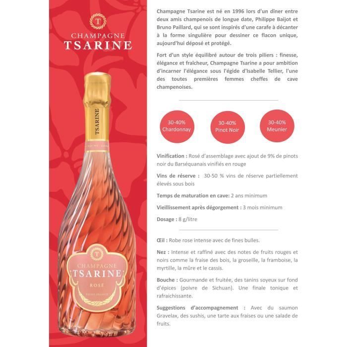 Champagne Tsarine Rosé Brut