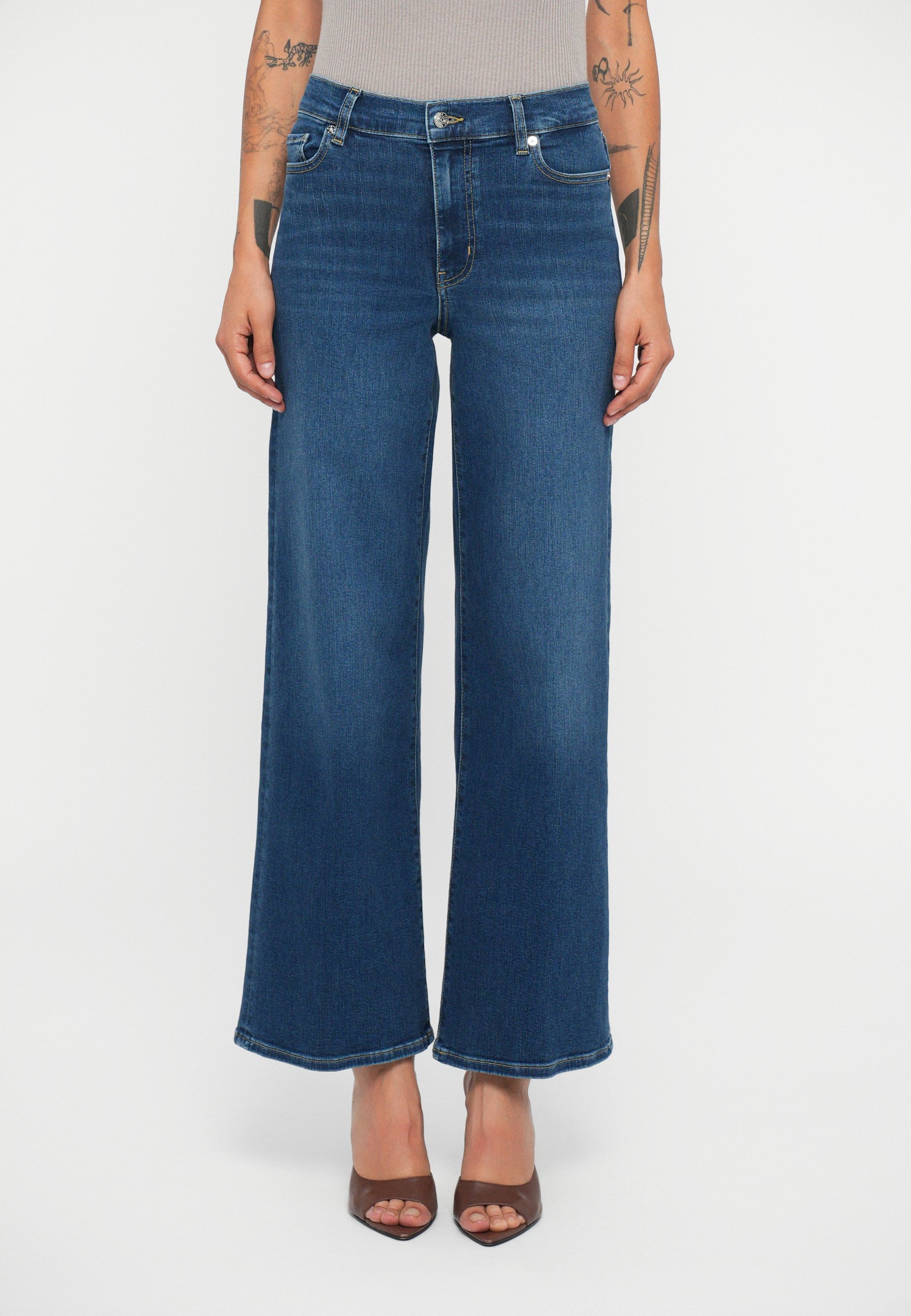 FRAME PALAZZO - Jeans coupe décontractée - femme