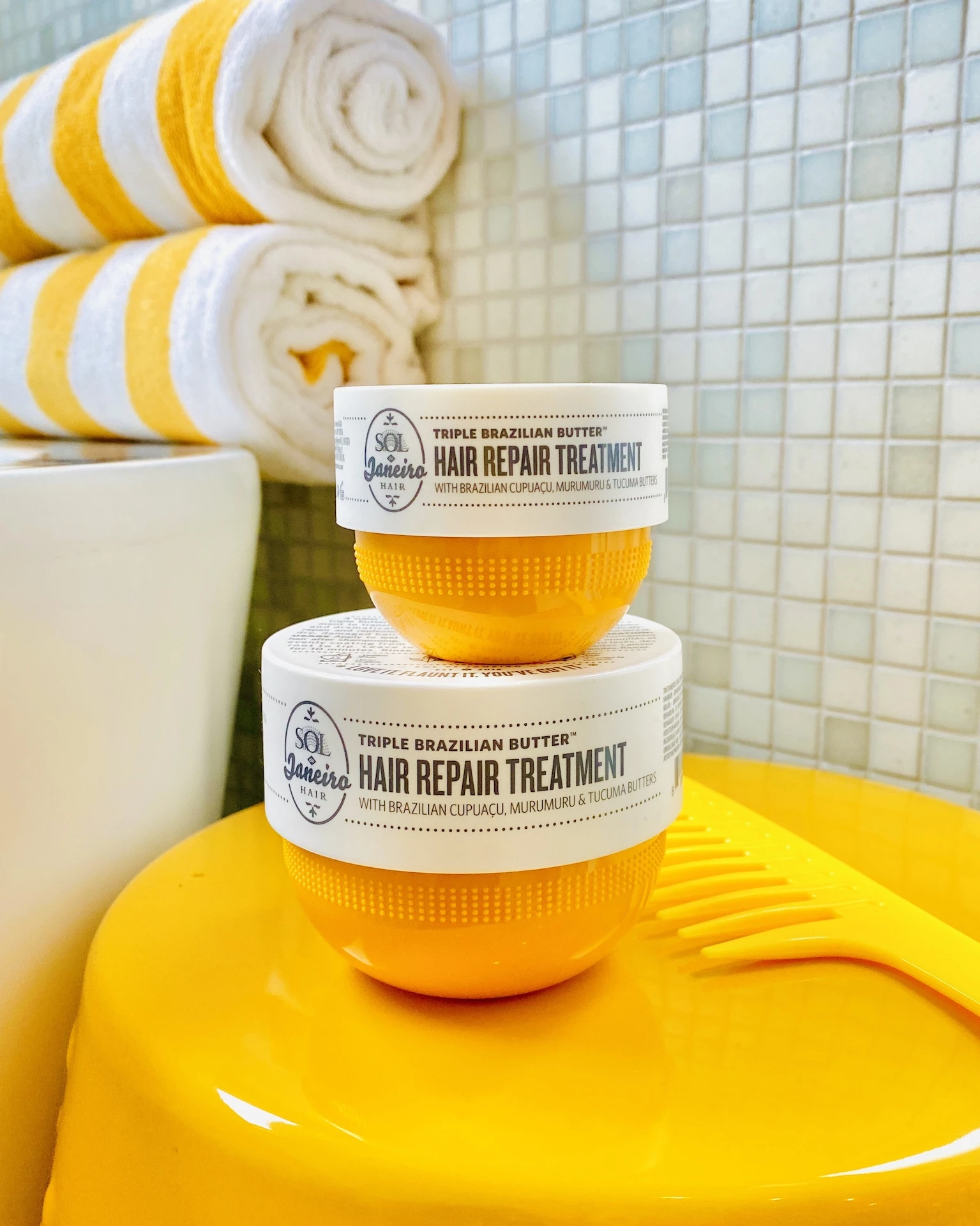 Trostruki brazilski tretman za obnovu kose s maslacem 75 ml - Sol de Janeiro