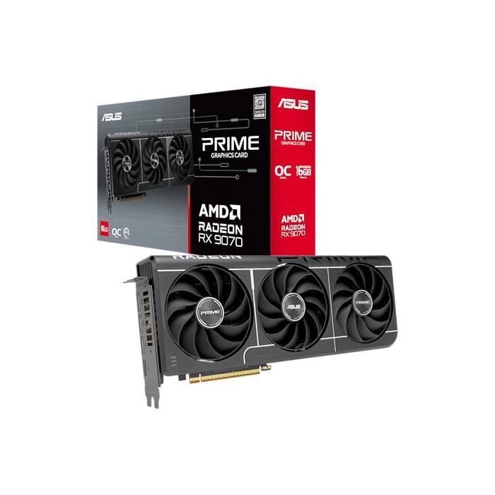 Scheda grafica - ASUS - RX 9070 OC Edition - 16 GB GDDR6 - PCIe 5.0 - HDMI 2.1b