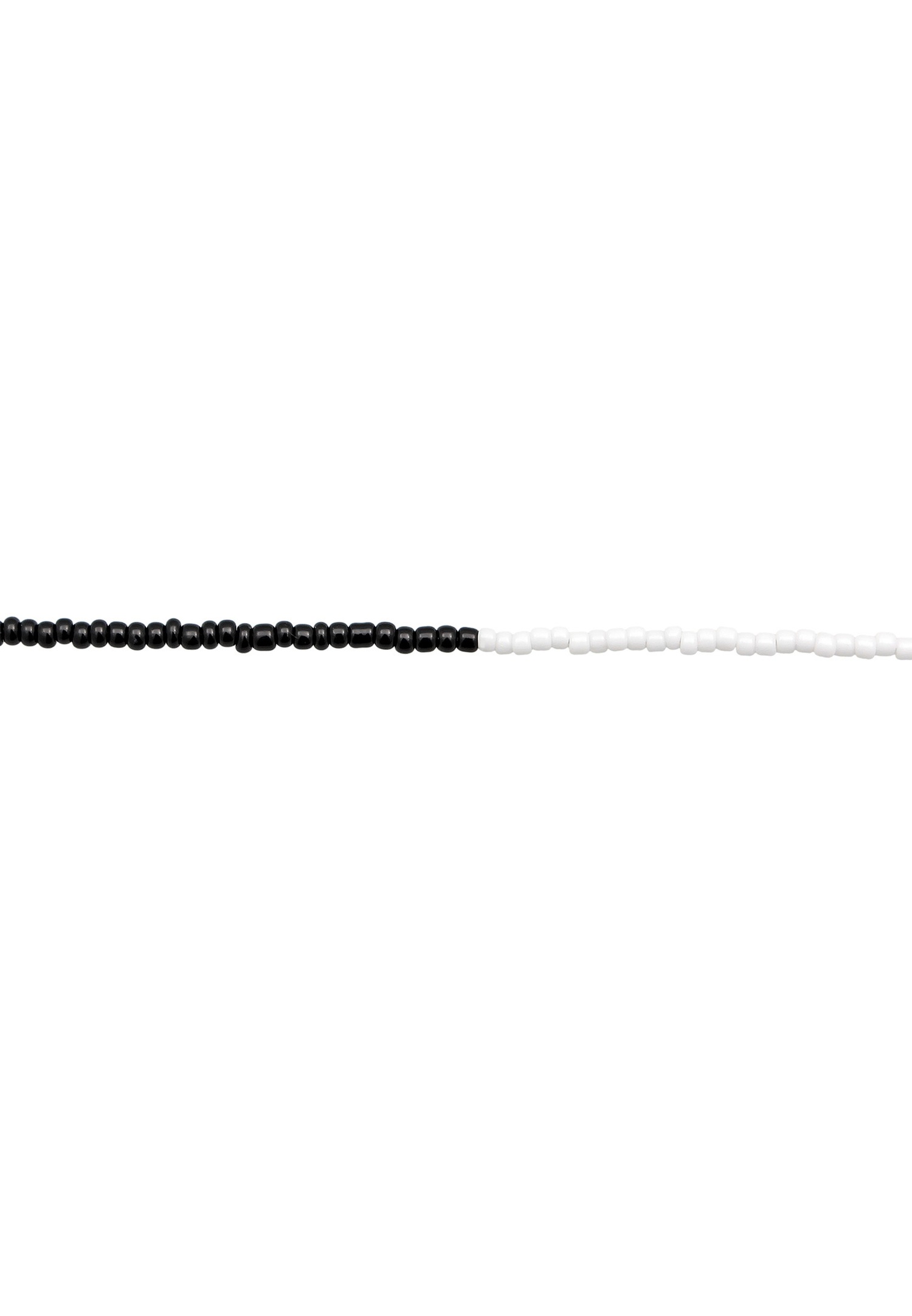 Elli Femmes choker perles de verre Ying Yang en argent sterling 925 plaqué or
