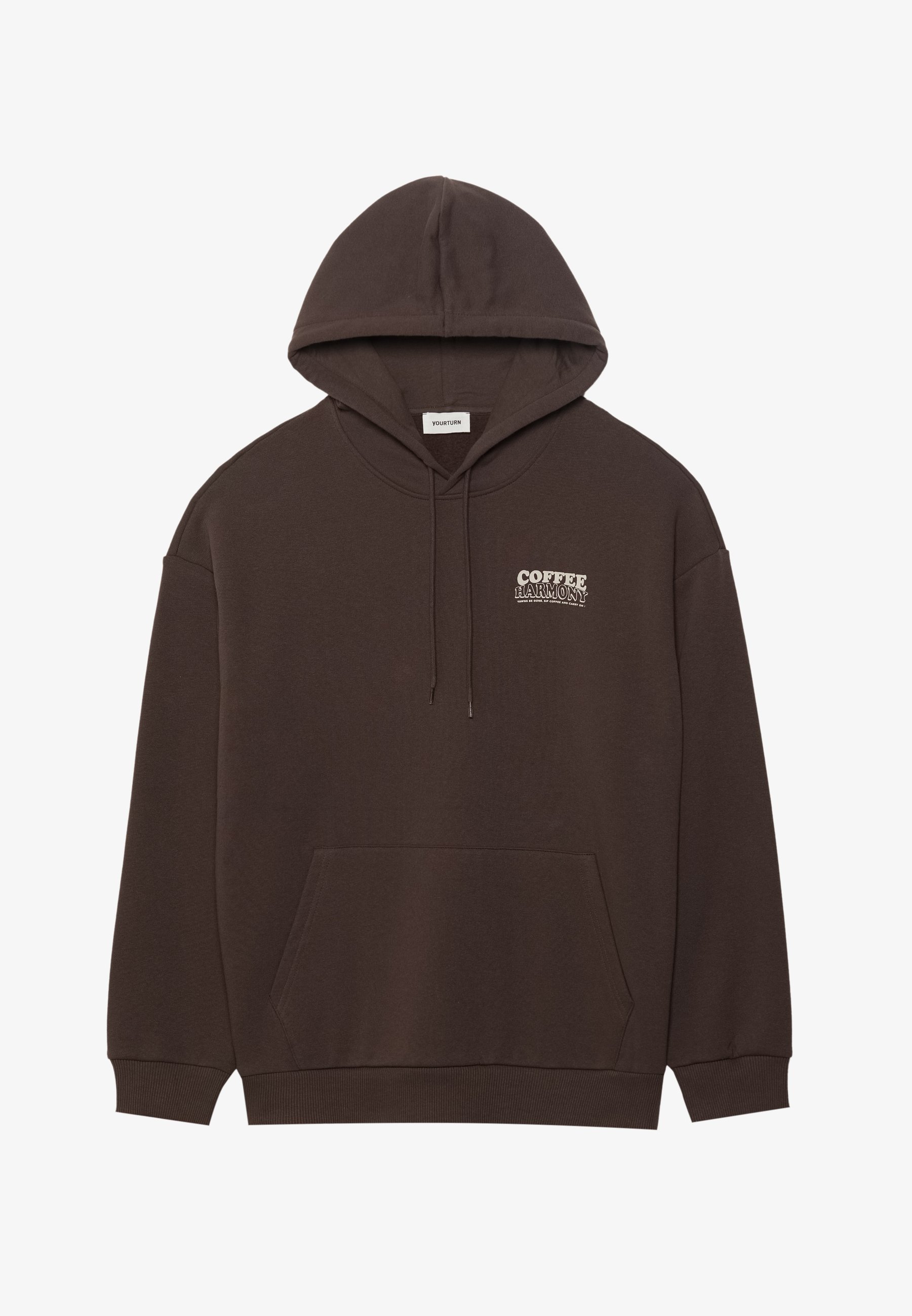 YOURTURN UNISEX - Hoodie - bruin