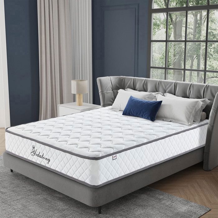 Colchón de 140x190 cm, 28 cm de grosor - Colchón de lujo de espuma viscoelástica con muelles y espuma - Colchón de 10 zonas, hipoalergénico, Oeko-Tex