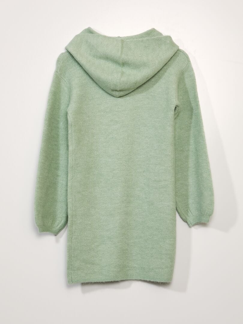 Maxi hoodie - Lichtgroen
