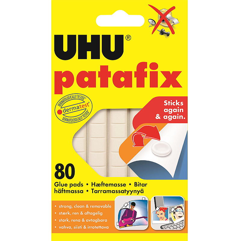 UHU Klebepaste 80 Pads Patafix UHU