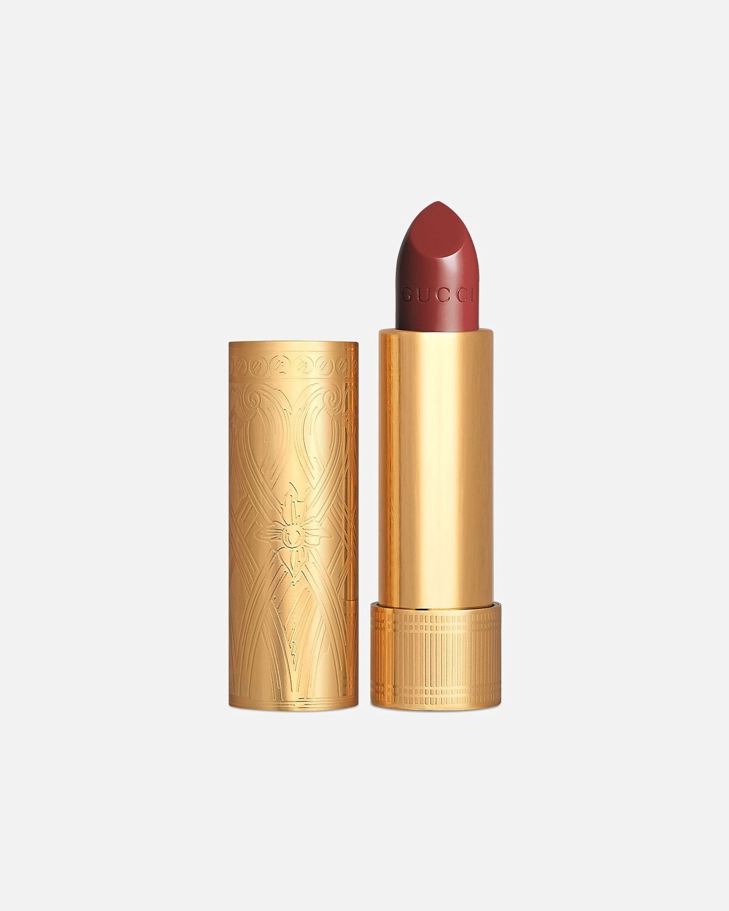 „Gucci“ lūpų dažai „Gucci Beauty Gucci Satin“ lūpų dažai – 122 – Eliza Ginger, 3,5 g – 3,5 g