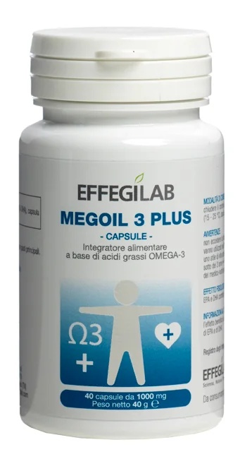 EFFEGILAB Megoil3 Plus 40 capsules