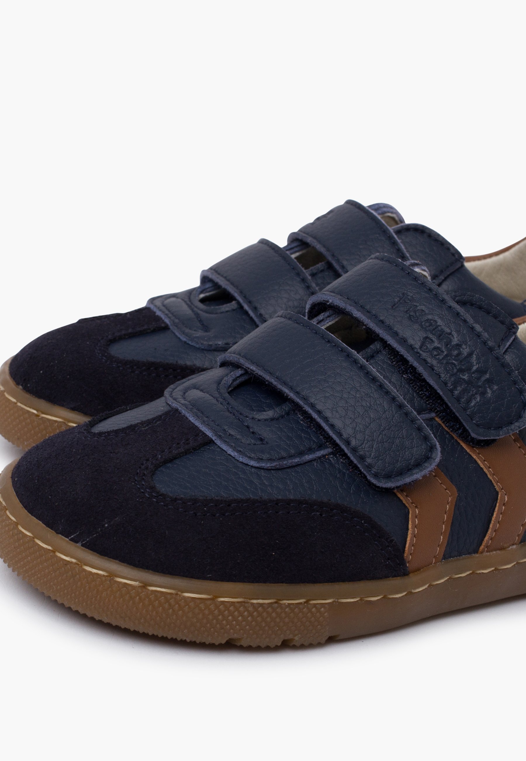 Pisamonas SIDE BANDS - Scarpine da neonato - blu navy