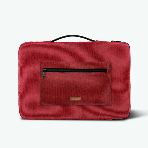 Cabaia Potsdamer Platz rode laptophoes voor 15/16 inch laptops
