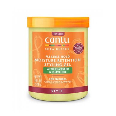 Cantu plaukų gelio fiksatorius su linų sėmenimis ir alyvuogių aliejumi 524 g 524 g