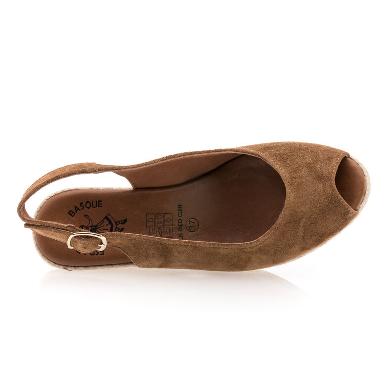 Women's Brown Espadrilles with Rope Soles
