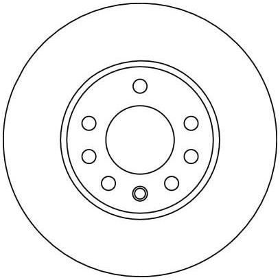 TRW Jeu de 2 disques de frein DF4048