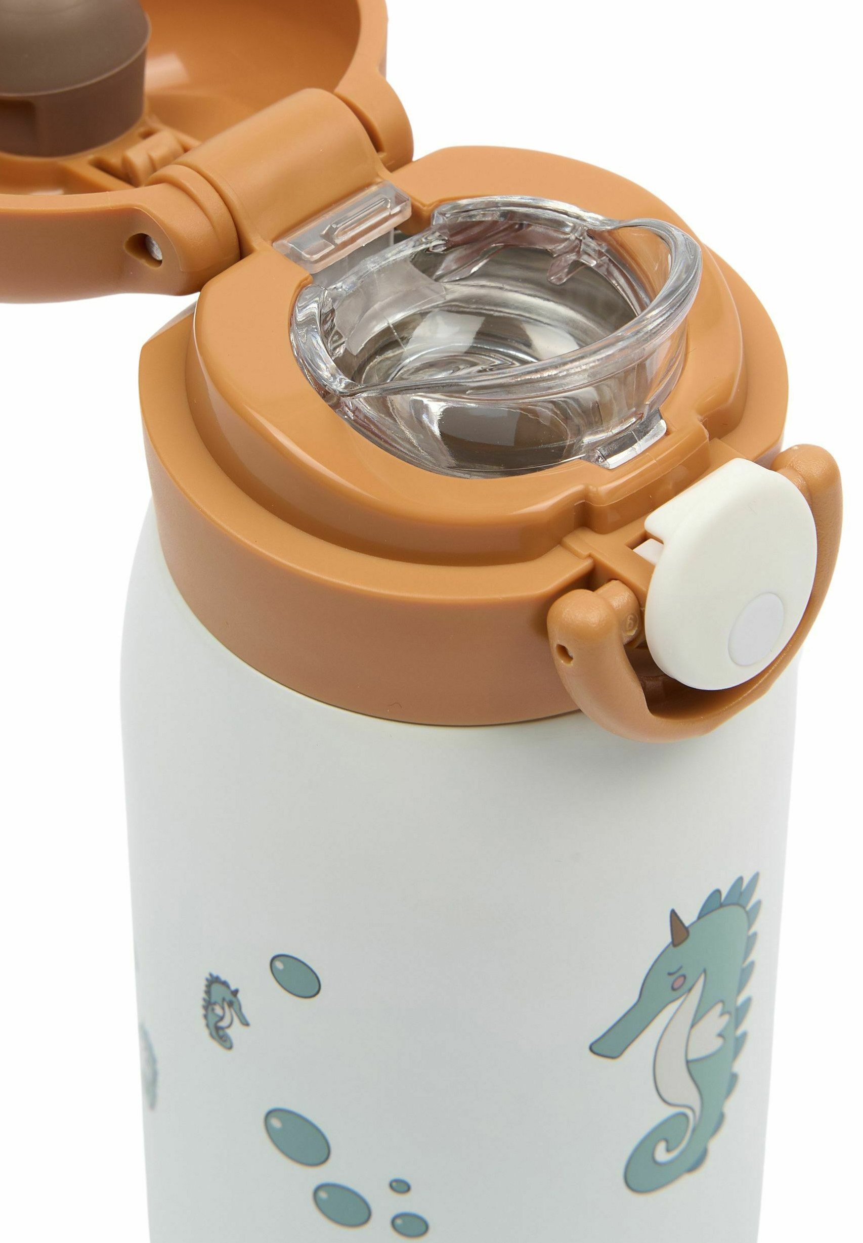 Fabelab VODA - MORSKI KONJIČEK - Steklenica za pijačo - šepetajoče bela
