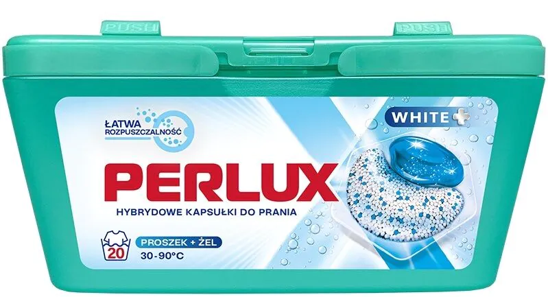 Perlux Hybrydowe Kapsułki do prania White Plus
