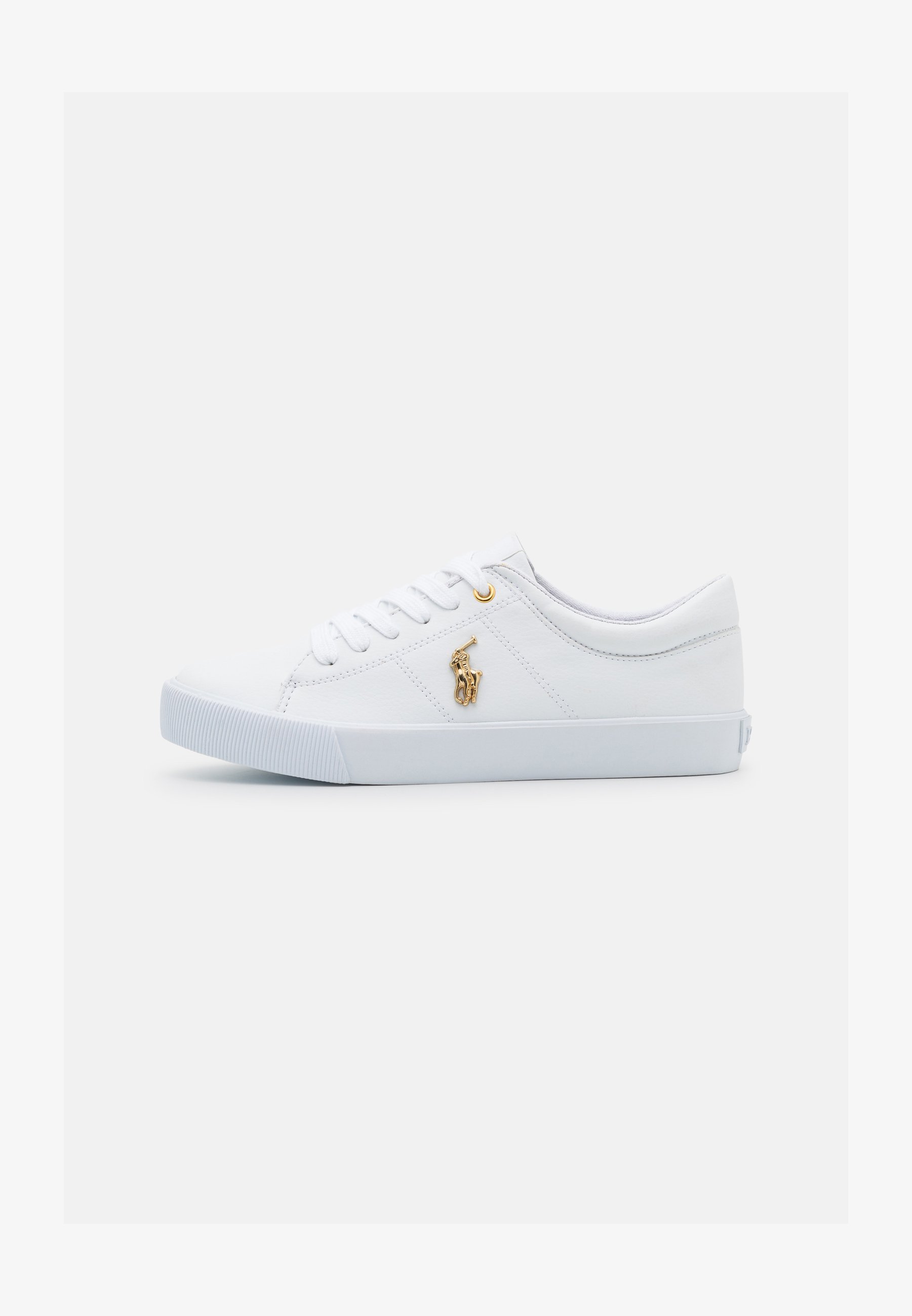 Polo Ralph Lauren ELMWOOD UNISEX - Sneakers - wit/goudkleurig metaal